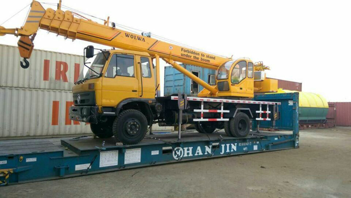 沃爾華集團(tuán)12噸汽車起重機(jī)順利出口泰國